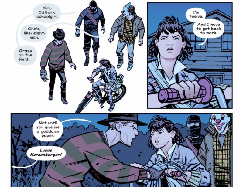 Illustration for article titled Paper Girls builds a captivating mystery with an all-star creative team
